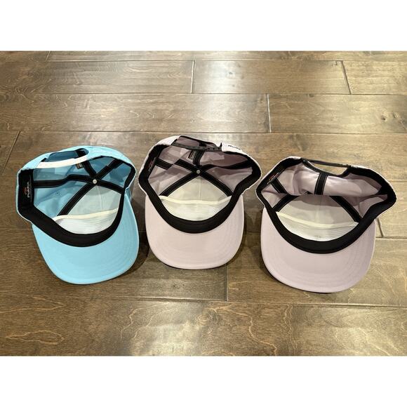 Lot Of 3 Pukka Mens Snow Half Structured Adjustable Strapback Hat Cap NWOT - Picture 6 of 8